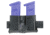 Safariland Concealment Magazine Holder, Snap-On, Double - STX Basket Weave Black 079-383-48