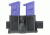 Safariland 079 Concealment Magazine Holder, Snap-On, Double - STX TAC Black, Ambidextrous, 2in. Belt Loop Slot 079-18-13-2
