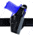 Safariland 2 ''Hi-Ride'', Level I Retention Holster - Basket Black, Right Hand 2-40-81-2R