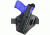 Safariland 328 Belt Holster, Pancake Style - Plain Black, Left Hand 328-93-62