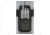 Safariland 4291 Radio Case, Standard 4291-4-4BL
