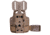 Safariland 6004 27 Small Tactical Plate w/DFA, QLS Receiver Plate, FDE Brown
