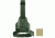 Safariland 6004 MOLLE Adapter Plain, FDE 6004-5-55