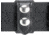 Safariland 63 Belt Keeper, Slotted, 2 Snap 63-2PBL