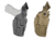 Safariland 7280 7TS SLS Mid-Ride Level II Retention Duty Holster, Black, Plain Black