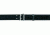 Safariland 87 Suede Lined Belt, Plain Black, Chrome Buckle - Waist 41 in