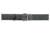Safariland 875 Stitched Edge Belt, 2.25in Wide, Hi-Gloss Black, Chrome Buckle, Waist 54 in