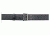 Safariland 875 Stitched Edge Belt, 2.25in Wide, Hi-Gloss Black, Chrome Buckle, Waist 56 in