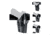 Safariland Model 2955 Low-Ride Level-II Duty Glock Holster, Plain, Basket Weave, Nylon, Hi Gloss