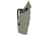 USED Safariland 6390 ALS Mid Ride Level-I Retention Duty Holster, OD Green, 6390-8301-561, EDEMO1, Condition Parts Only/Salvage, Defective