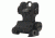 Samson Manual A2 Style Folding Standard Dual Aperture Sight, AR-15, Black, 02-00039-01