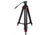 SAMURAI Broadcast Pro Plus Professional 3-Section w/Fluid Head Video Tripod, Black, BROADCASTPlus