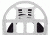 Sandpiper of California SOC PRP Frame System,Shoulder Strap and Belt Kit,Black SOC-PRPSKIT-BLK