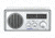 Sangean AM/FM Analog Tuning w/LED Indicator, Dynamic Bass, Clear, Medium, WR-1CL