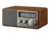 Sangean AM / FM Analog Wooden Cabinet Radio, Walnut-Silver, SG-116