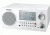 Sangean AM/FM RDS Digital Tuning, Clock/Alarm, Multi Function Remote, White WR-2WH