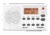 Sangean HD Radio / FM-RBDS / AM Portable Radio, White-Gray, SG-108