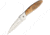 Santa Fe Stoneworks Kershaw Leek Mammoth A/O Folding Knife, Custom Leek Framelock, Assisted Opening, 4in Closed, 3in Bead Blast Finish Blade, Thumb Stud, Mammoth Bone Handle, 1660 MAMMOTH BONE