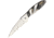 Santa Fe Stoneworks Kershaw Leek Obsidian A/O Folding Knife, Custom Leek Framelock, 4in Closed, 3in Bead Blast Blade, Obsidian And Mother Of Pearl Front Handle w/SS Back Handle, 1660OBSDNABLNZINCMOP