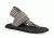 Sanuk Yoga Sling 2 Print Sandal - Womens-Charcoal/Natural Stripes-Medium-9 US