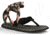 Sanuk Yoga Slinged Up Sandal - Womens-Brown/Natural Floral-Medium-8 US