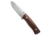 Saturn Knives Mimas Fixed Blade Knife, 4.33in, Sleipner Steel, Drop Point Blade, Wood, Wood Handle, Wood/Gray, 9.50 inch, BHQ-137384