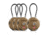 Savior Equipment 3 Digit Cable Lock, 4 Pack, Dark FDE, Small, LK-ROUND-TN-FOURPK