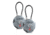 Savior Equipment 3 Digit Cable Lock, Pair, Gray, Small, LK-ROUND-GS-DUAL