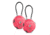 Savior Equipment 3 Digit Cable Lock, Pair, Pink, Small, LK-ROUND-PI-DUAL