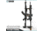 Savior Equipment 3-Slot Adjustable Wall Rack, RAL 8000 Tan, RK-WALL-ADX3-TN