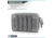 Savior Equipment 9x5in Admin Pouch, Molle Style, Gray, SP-9X5MOL-ADMIN-GS