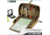 Savior Equipment 9x5in Admin Pouch, Molle Style, Tan, SP-9X5MOL-ADMIN-TN