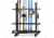 Savior Equipment Aluminum Fishing Rod Rack, 24 Slot, Carbon Black, 24in x 28.25in x 13in, RK-FRODAL-24-BK