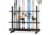 Savior Equipment Aluminum Fishing Rod Rack, 36 Slot, Carbon Black, 35in x 30.25in x 14.75in, RK-FRODAL-36-BK