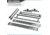 Savior Equipment Aluminum Fishing Rod Rack, 36 Slot, Gunmetal Gray, RK-FRODAL-36-GM