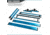 Savior Equipment Aluminum Fishing Rod Rack, 36 Slot, Ocean Blue, RK-FRODAL-36-OB