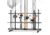 Savior Equipment Aluminum Fishing Rod Rack, 48 Slot, Gunmetal Grey, 46.5in x 30.25in x 14.75in, RK-FRODAL-48-GM