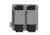 Savior Equipment AR-10/.308 Double Rifle Mag Holder, Gray, 5.8 H x 3.75 W, MP-TNS-AR10XDUO-GS