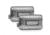 Savior Equipment Core Lite Pouch w/ Hook Backing, 2 Pack, SW Gray, SP-LCORE9X5-2P-GS