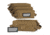 Savior Equipment Loose Sac Soft Ammo Carrier, 4 Pack, Dark FDE, 7.75in x 3.5in x 4in, SP-AMST-4P-TN