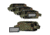 Savior Equipment Mini Loose Sac Soft Ammo Carrier, 4 Pack, Tiger Stripe, 6.75in x 3.25in x 3in, Tiger Stripe, 6.75in x 3.25in x 3in, SP-AMST-4PMINI-TIGR