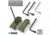 Savior Equipment Adjustable Rod for Pistol/Suppressor, 2-Pack
