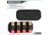 Savior Equipment Shotgun Shell Cards - 4 Rounds, Black, 2.25in x 5.63in, Black, 2.25in x 5.63in, MP-TNS-12G-QUAD-2P-BK