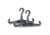 Savior Equipment Tactical Vest Hanger, Gray, HAN-150V1-2P-GS