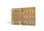 Savior Equipment Wall Rack System w/10 Panels, Tan, 24in x 6.25in x0.63in, Tan, 24in x 6.25in x0.63in, WRS-PAN10-TN