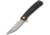 Rite Edge SZCO Ruc Micarta Folding Knife, 4in, D2, Micarta, Black, RUC4010BK