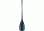 Storm QuickDraw 3 Piece Traveler SUP Paddle 100 sq in-Black Blade with Blue Trim