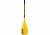 Storm QuickDraw 3 Piece Traveler SUP Paddle 100 sq in-Yellow Blade with Black Trim