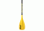 Storm QuickDraw 3 Piece Traveler SUP Paddle 90 sq in-Yellow Blade with Black Trim