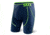Saxx Strike Long Leg Boxer - Men's-Navy/Neon Green-Small